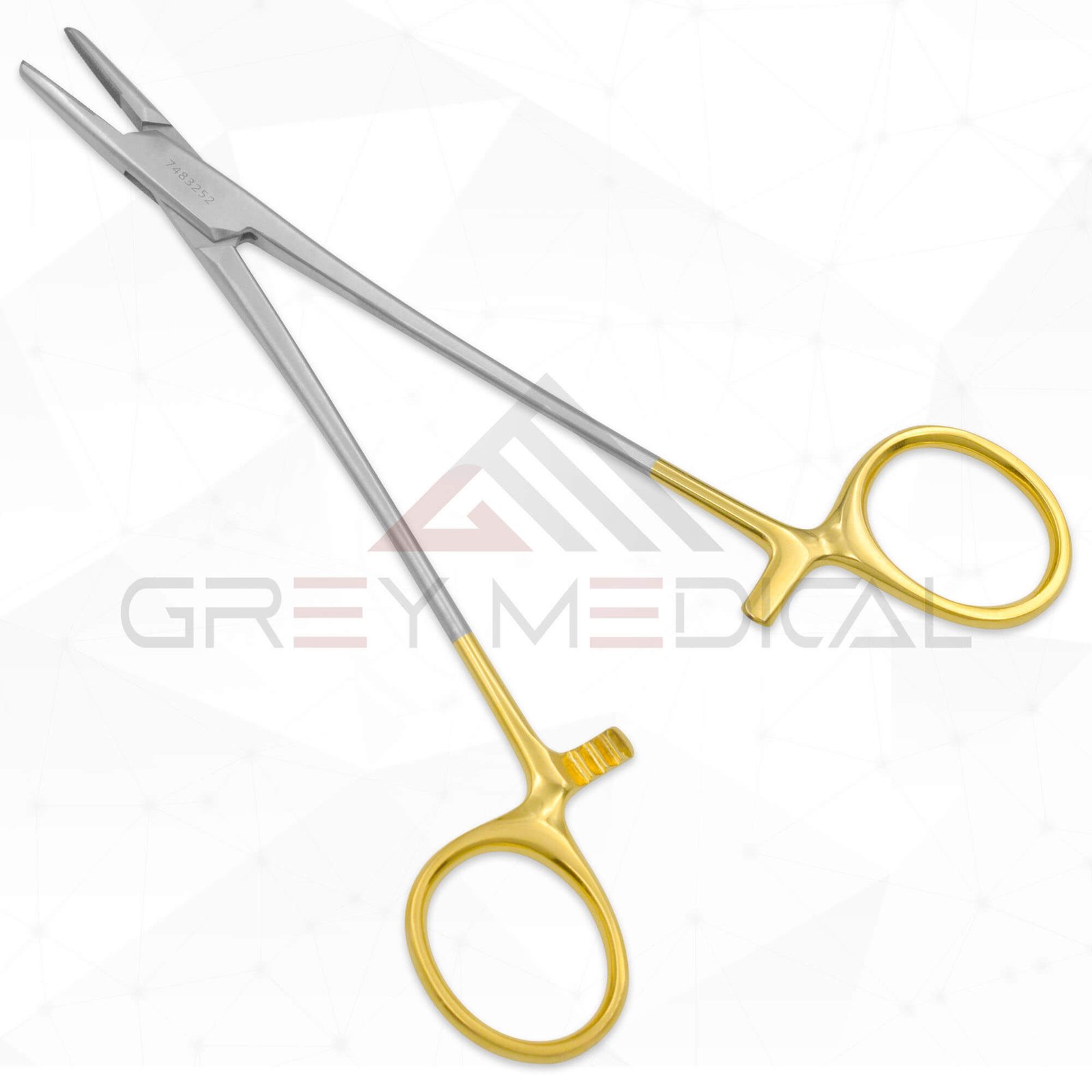 Mayo-Hegar Needle Holder - Tungsten Carbide Serrated Jaws