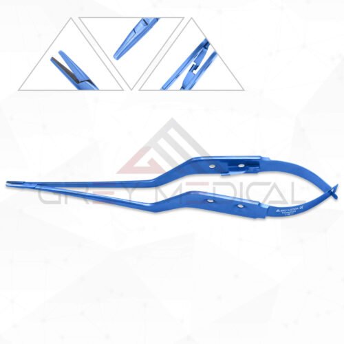 Titanium Bayonet-Style Micro Needle Holder