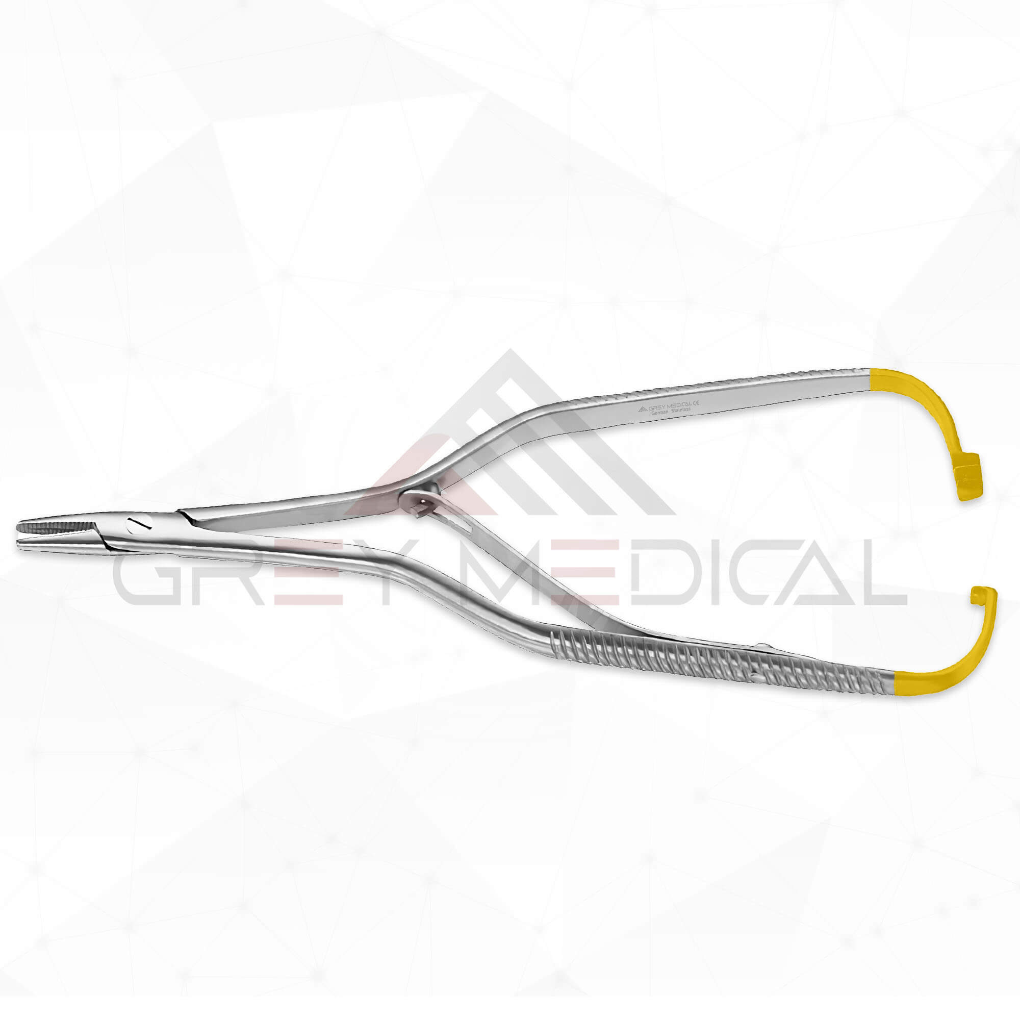 Bayonet Needle Holder – Tungsten Carbide racheted handle