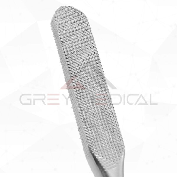 Fomon Nasal Rasp, Double-Ended, Flat & Convex Ends