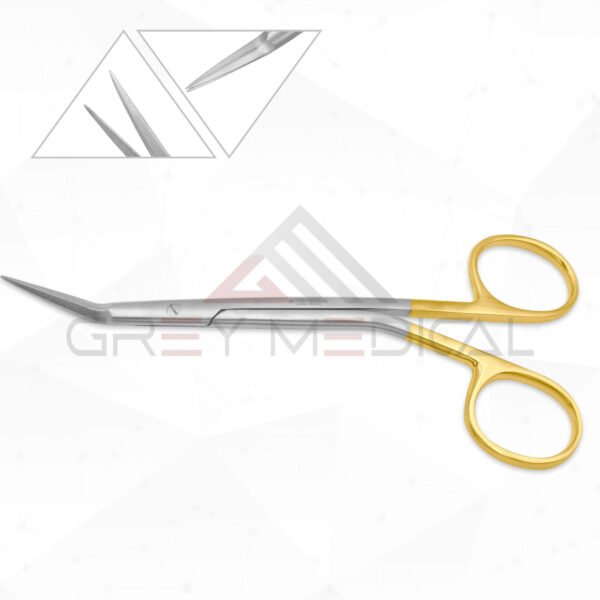 Giunta Nasal Scissors, Angled, SuperCut (Tungsten Carbide) 1 Giunta Nasal Scissors - SuperCut (Tungsten Carbide)
