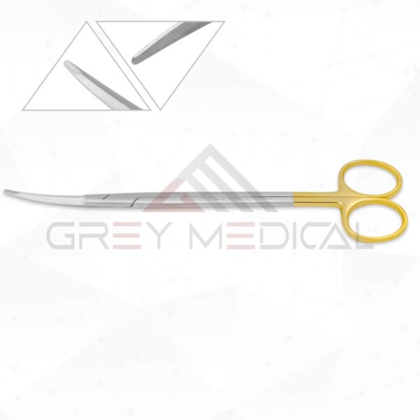 Gorney Face Lift Scissors - Tungsten carbide, Serrated 1 Gorney Face Lift Scissors - Tungsten carbide, Serrated