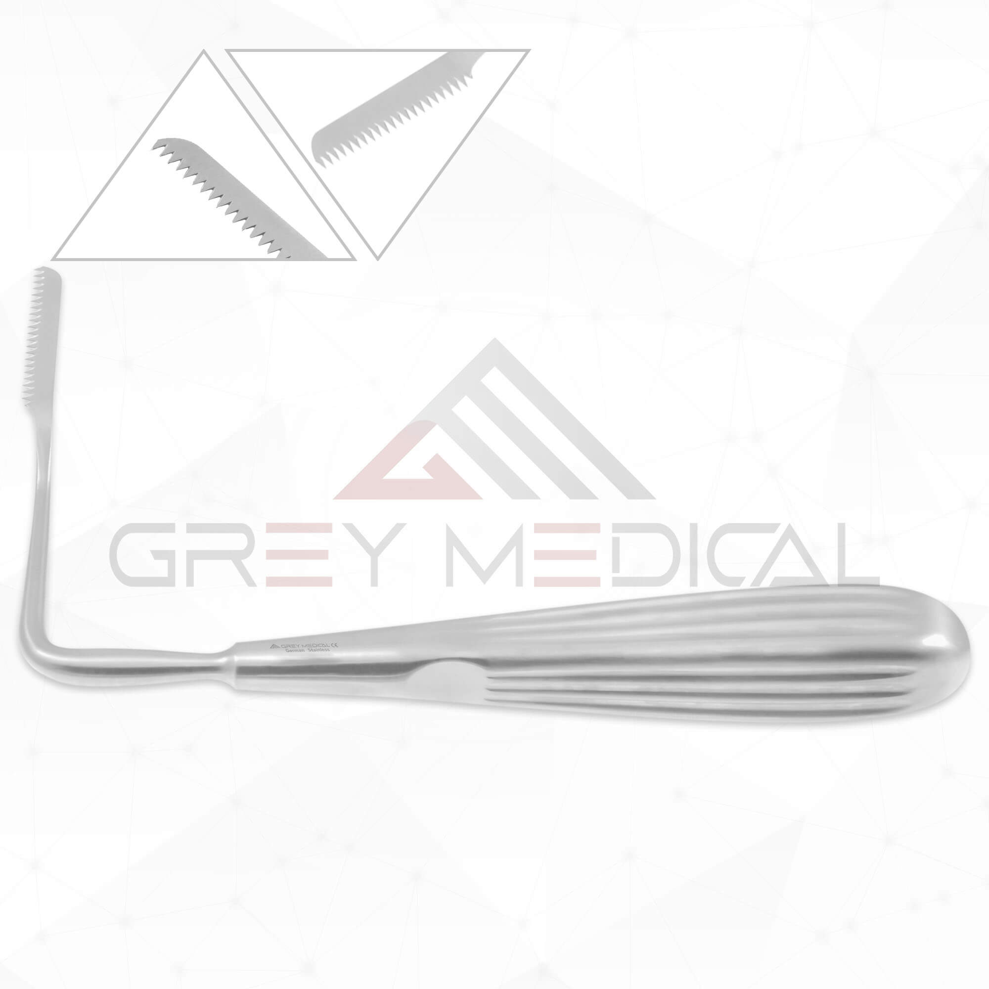 Angled Rasp Joseph Rasp | Grey Medical