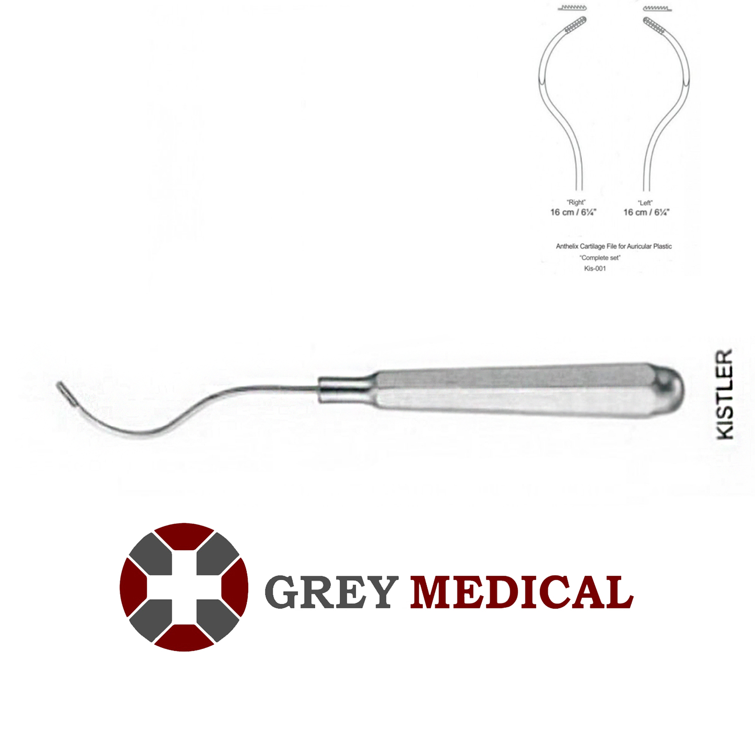Buy Kistler Anthelix Cartilage File Online | Grey Medical