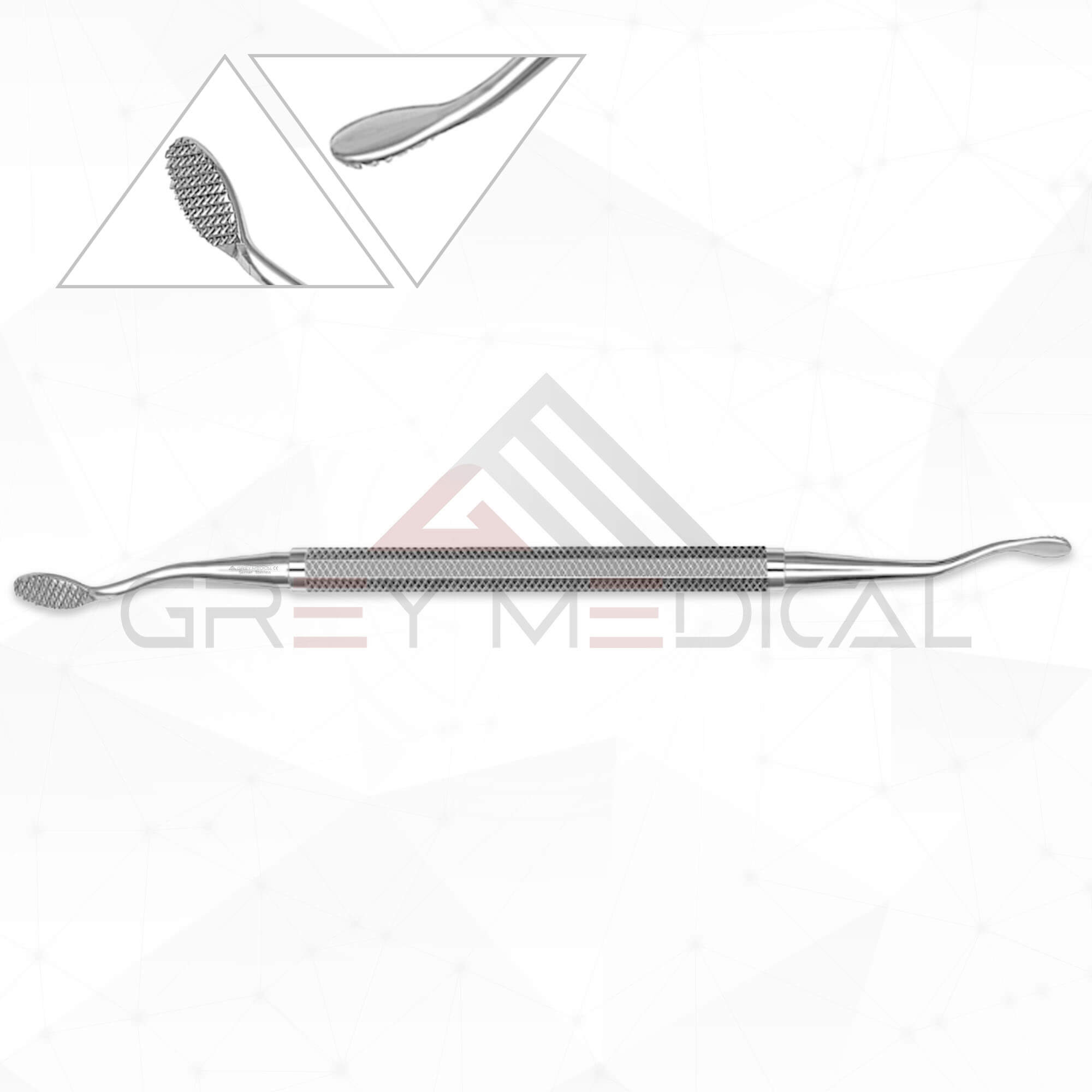 Angled Rasp Miller-Colburn Bone Files - Double Ended 1X | Grey Medical