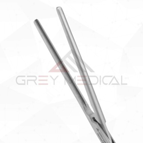Grey-Medical Vascular Clamp - Straight Jaws, Straight Shanks - Image 4