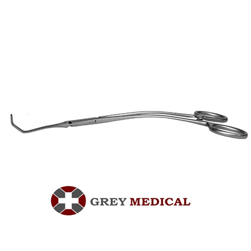 Grey-Medical Debakey Vascular Clamp - Angled Jaws, Angled Shanks