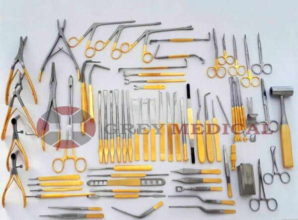 Major Rhinoplasty Instruments Set of 82 Pieces, Nose & Plastic Surgery Instrument