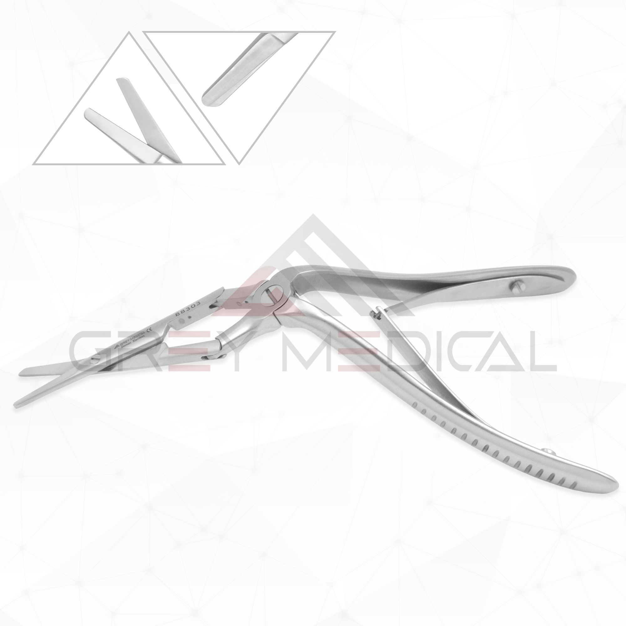 Becker Septum Scissors - Double-Action | Grey Medical