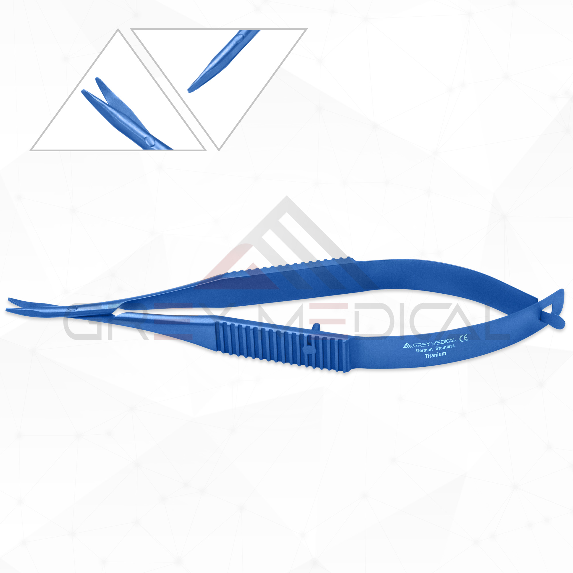 Titanium Castroviejo Micro Needle | Grey Medical