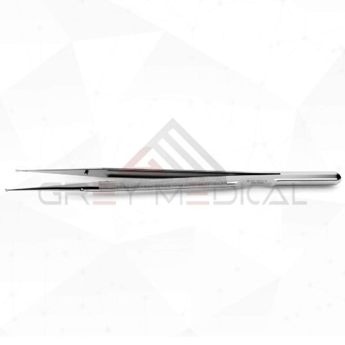 Dennis-Style Micro Ring Tip Forceps - Fine Tungsten Carbide Dust