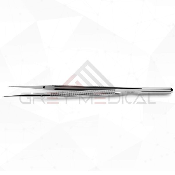 Dennis-Style Micro Ring Tip Forceps - Fine Tungsten Carbide Dust