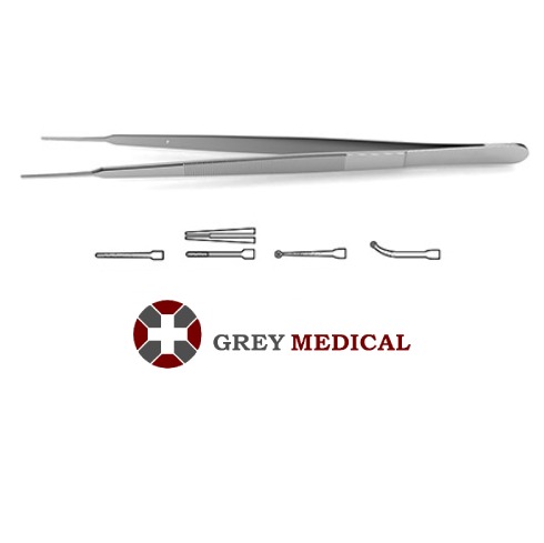Gerald Forceps - Tips Impregnated With Fine Tungsten Carbide Dust