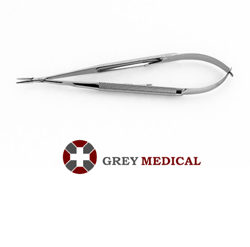 Jacobson Heavy-Style Needle Holder - Tungsten Carbide Dusted Jaws
