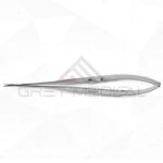 Jacobson Micro Needle Holder - Flat Knurled Handle, Tungsten Carbide Dusted Jaws