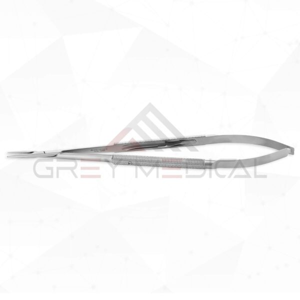 Jacobson Micro Needle Holder With Streamlined Box Lock - Tungsten Carbide Dusted Jaws