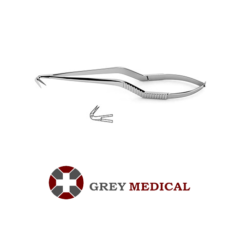 Micro Circumflex Scissors - Flat Handle - Bayonet-Style