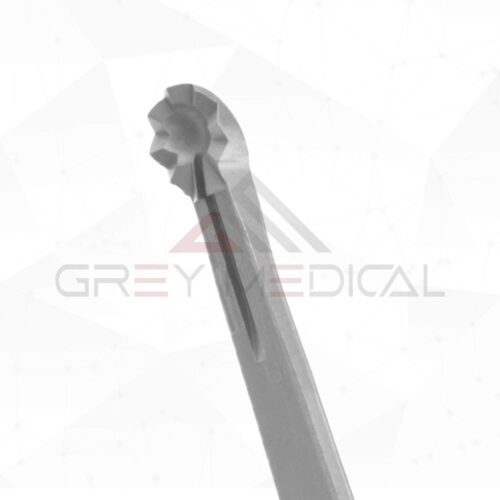 Selman Tissue Forceps - Round Jaws W/ Teeth - Image 3