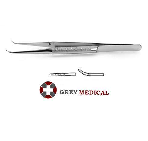 Suture Tying Forceps with Fine Tungsten Carbide Dust Impregnated Tips