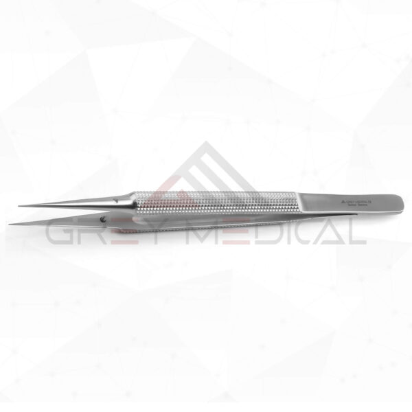 Suture Tying Forceps with Fine Tungsten Carbide Dust Impregnated Tips