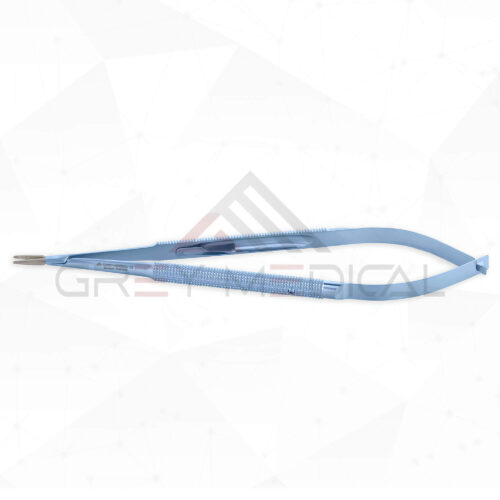 Titanium Streamlined Jacobson Micro Needle Holder - Round Handle
