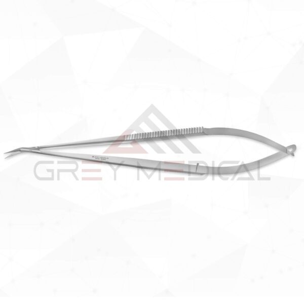 Zenith Jacobson Micro Scissors - Round Handle - Angled Tips
