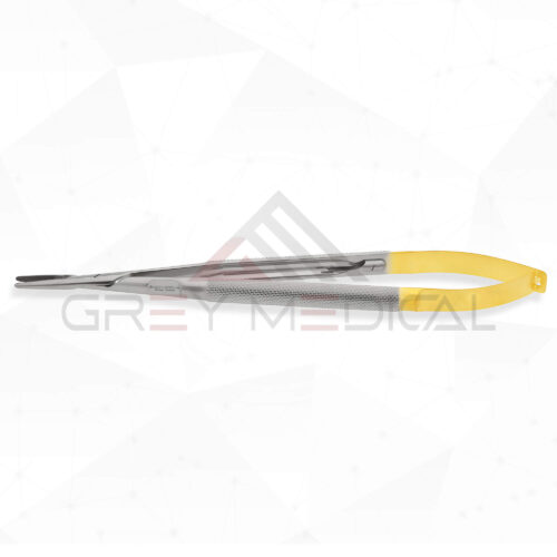 Jacobson Heavy-Style Needle Holder - Tungsten Carbide Dusted Jaws