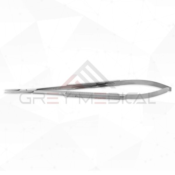 Jacobson Micro Needle Holder - Flat Handle