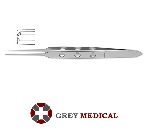 Elschnig Fixation Forceps - Wide Handle