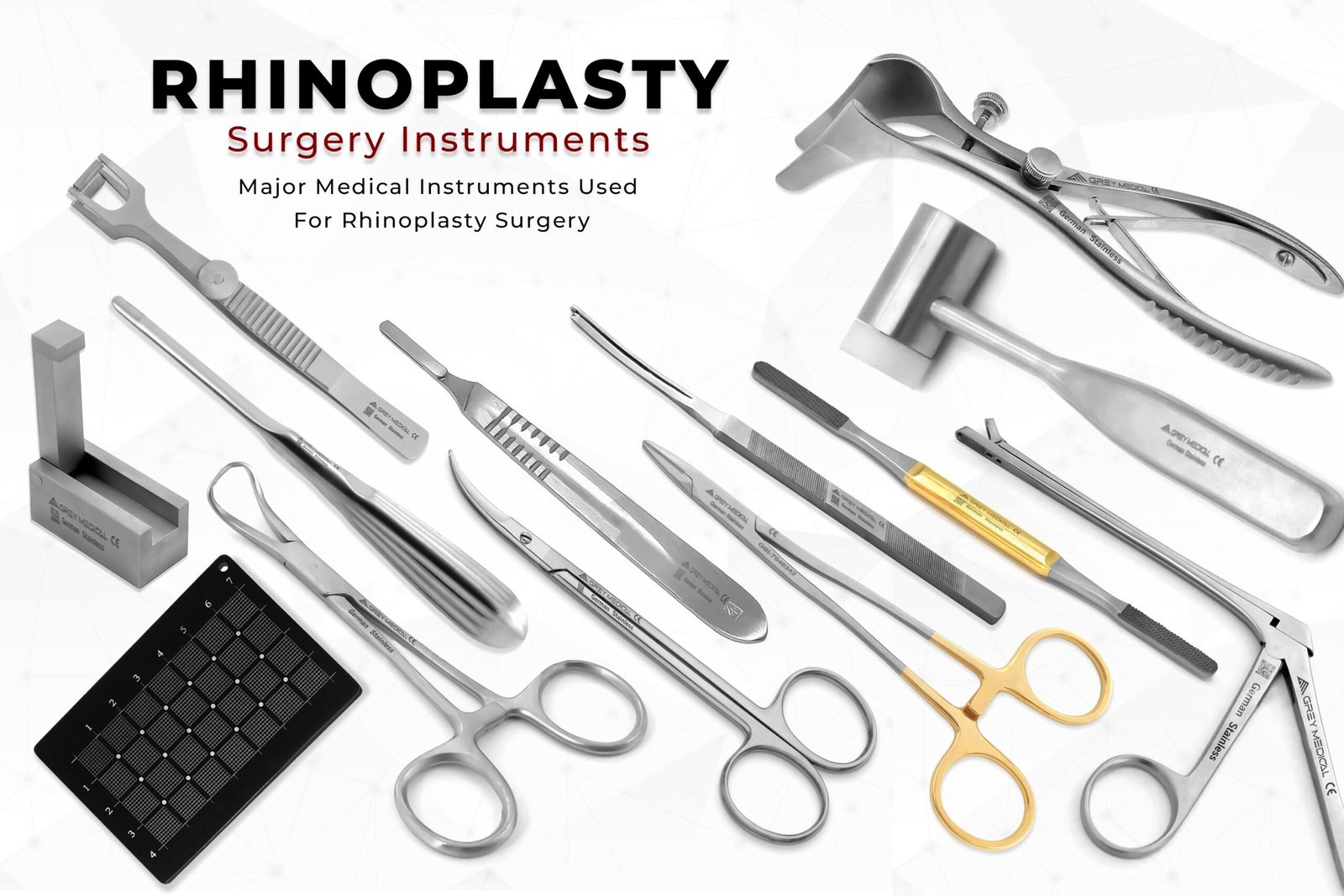 Major Medical Instruments Used For Rhinoplasty Surgery: A Quick Guide