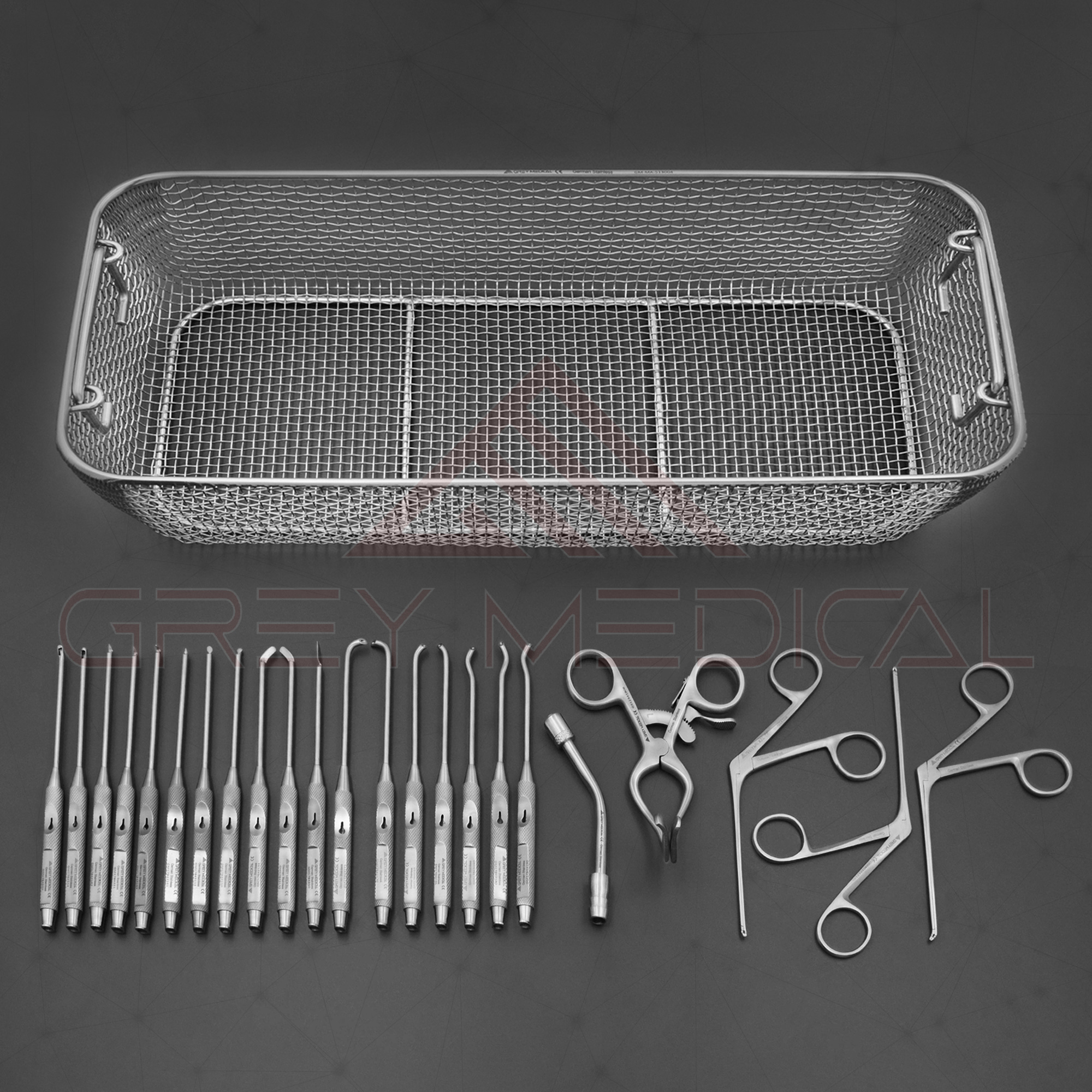 Panetti Endoscopic Ear Surgery Full Set - Otologic instruments
