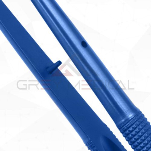 Ring tip Titanium Forceps Round Handle w/Counter balance - Image 4