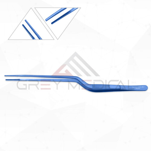 DeBakey Titanium Forceps Flat Bayonet Handle