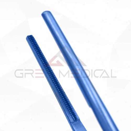DeBakey Titanium Forceps Flat Bayonet Handle - Image 4