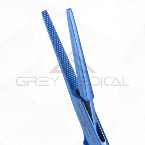 Crile Titanium Forceps Ring Handle, w/Ratchet - Image 4