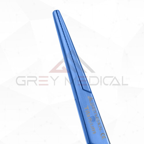 Crile Titanium Forceps Ring Handle, w/Ratchet - Image 3