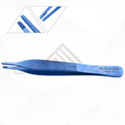 Adson-Brown Tissue Titanium Forceps Flat Handle