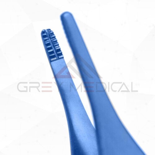 Adson-Brown Tissue Titanium Forceps Flat Handle - Image 3