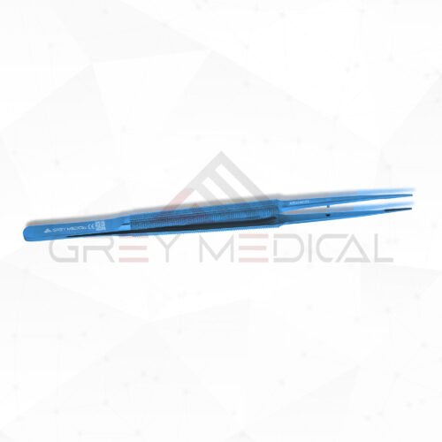 GM-Straight-1mm-Serrated-tips,-Round-Handle,-Titanium,-7