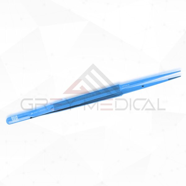 Straight-1mm-Serrated-tips,-w-Counter-balance,-Titanium,-7