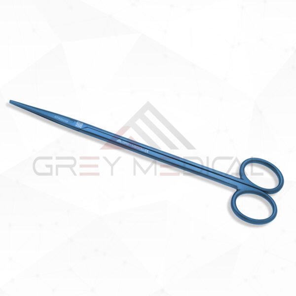 Straight-Blades-Blunt-tips-Metzenbaum-Scissors-Ring-Handle