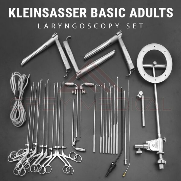 Kleinsasser Basic Adults laryngoscope Set