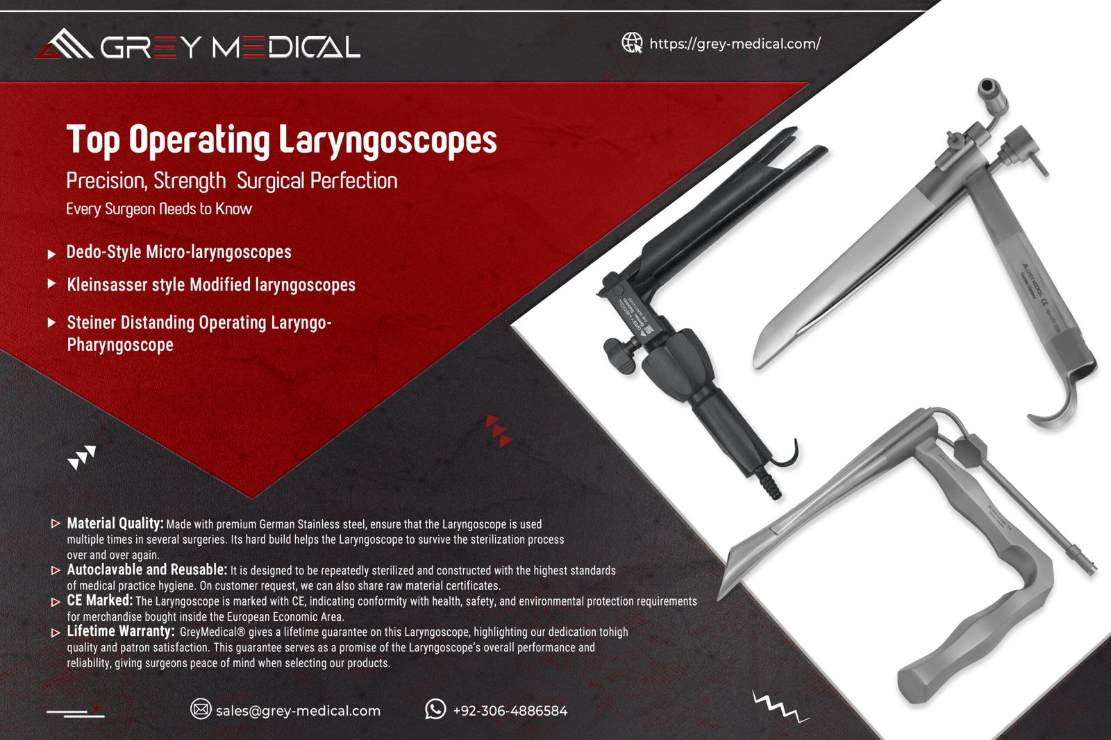 Operating Laryngoscopes