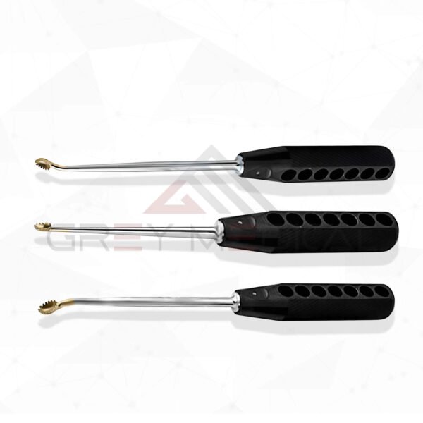 Curettes Long Handle Toothed