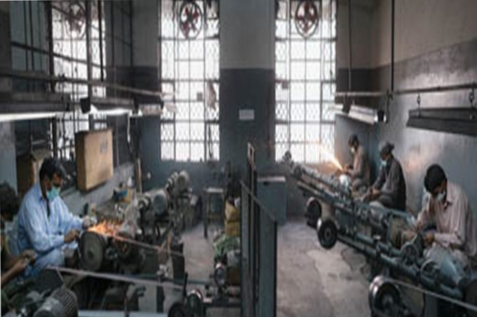 Grey Medical grinding hall