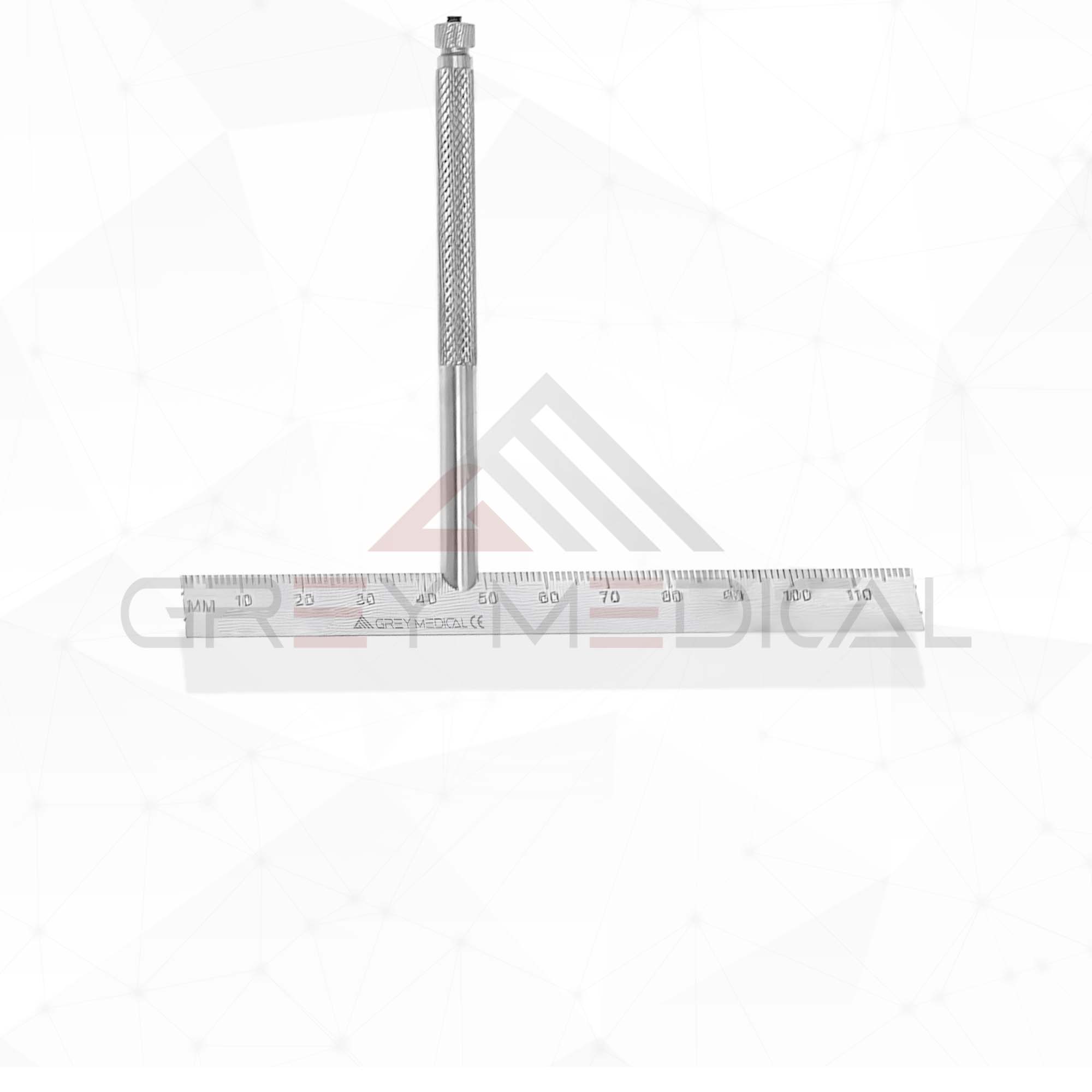 Master Steel Ruler Steel Ruler | Grey Medical®