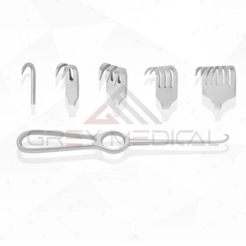 Ortho Volkman Retractor 8 3/4"- Blunt Prongs