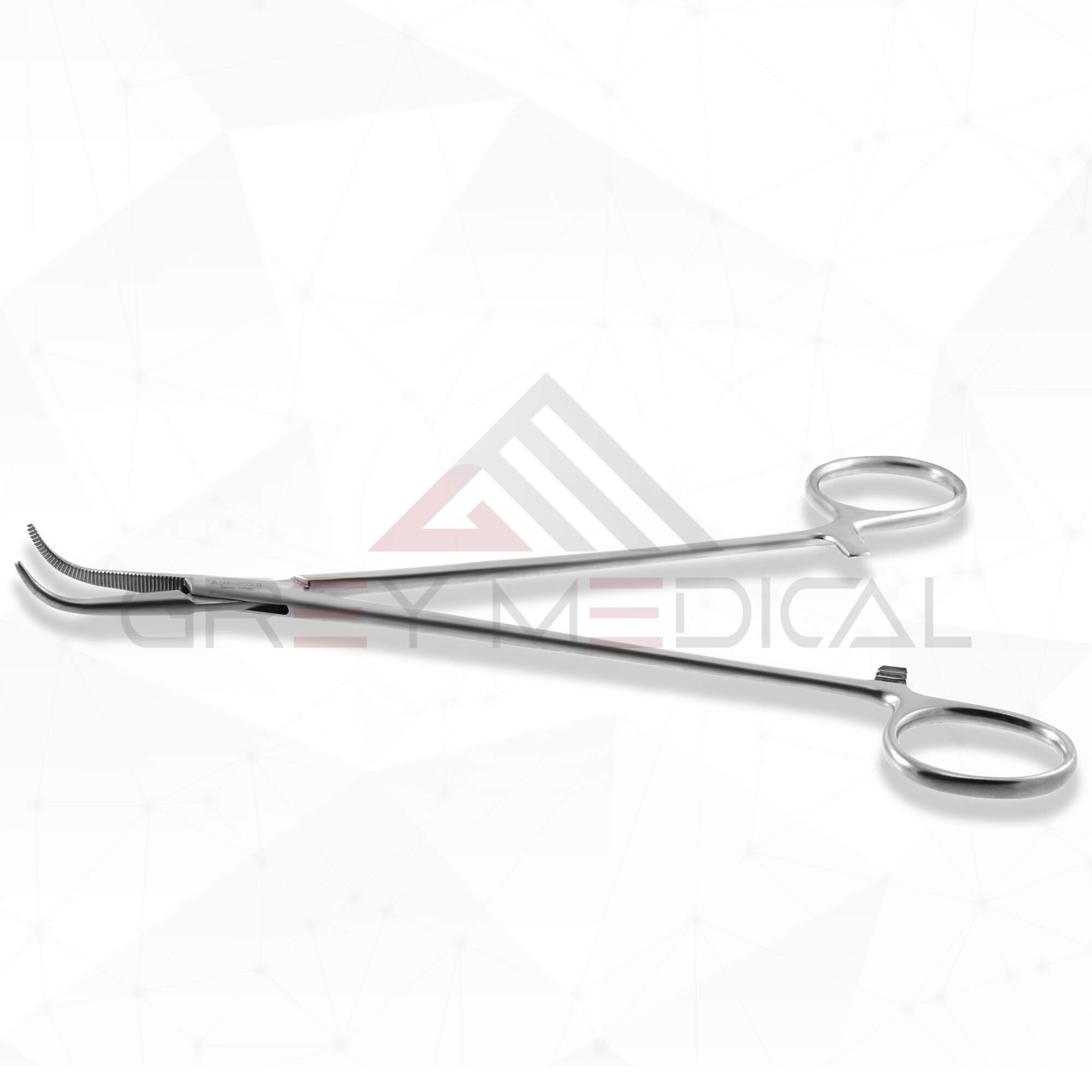 Pinces Hémostatiques Crile Courbées 14cm - Acier Inoxydable, Pour Laboratoire Et Chirurgie