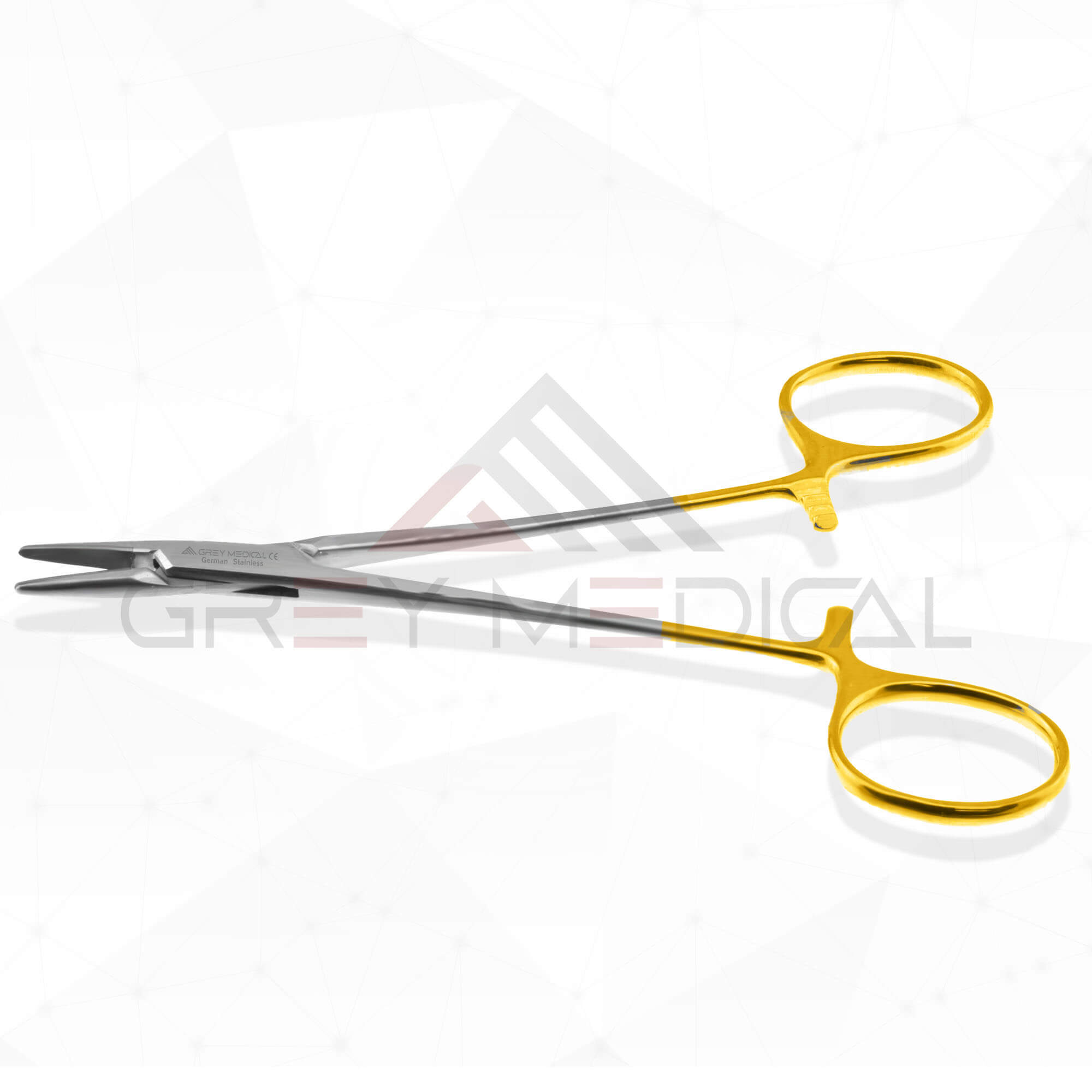 Halsey Needle Holder TC | Grey Medical