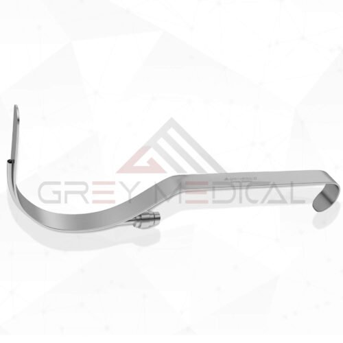 Face Lift Retractor Fiberoptic Lighting on #2 Deaver Retractor